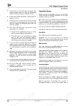 jcb-g8x-to-g45qx-generator-set-operator-manual-9811-4550-operations-41.webp JCB G8X-G45QX KS1 Digital Control Panel operation modes, LED indicators, and stop, manual, and automatic mode instructions.