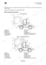 jcb-jcb-hydradig-110w-wheeled-excavator-operator-manual-en-9821-9400-issue-5-controls-21.webp JCB Hydradig 110W main component location diagrams for monoboom and triple articulated boom configurations.