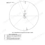 JCB JCB Dieselmax (SD, SE, SF Builds) visibility masking diagram for 540-200 suspended load operation with identification key.