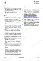 JCB JCB T4F 444 (55kw) Engine (4 Cyl), T4i 444 Elec Engine (4 Cyl), T4i 448 Elec Engine (4 Cyl) engine removal procedure.