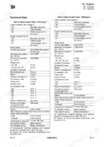 jcb-jcb-to-cyl-engine-service-manual-9806-7050-specs-50.webp JCB JCB T2/3 Mech Engine 4 Cyl technical data tables for 444 and 448 engine variants, specs, and valve clearances.