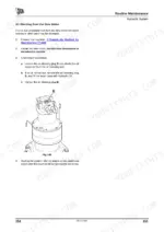 jcb-js120-tracked-excavator-operator-manual-9821-2100-troubleshooting-159.webp JCB JS120 hydraulic system maintenance procedure for air bleeding the slew motor, including diagram of plug B.