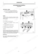 jcb-js130-to-js460-tracked-excavator-operator-manual-9801-6950-operations-34.webp JCB JS130, JS160, JS180, JS200, JS210, JS220, JS240, JS260, JS330, JS460 cab interior light and radio operation controls