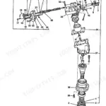 JCB JS130W, JS150W hydraulic exploded view diagram showing rotary joint assembly components and numbered parts list.