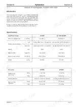 jcb-js130w-to-js175w-wheeled-excavator-service-manual-9803-6310-specs-244.webp JCB JS130W, JS145W, JS160W, JS175W hydraulic pump and regulator specifications table for axial piston and gear pumps.