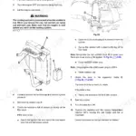 JCB JS130W, JS145W, JS160W, JS175W, 4HK, 6HK, 4JJ maintenance manual: coolant level check and bleeding procedure diagrams.