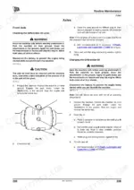 jcb-js130w-to-js200w-wheeled-excavators-operator-manual-9811-6750-troubleshooting-236.webp JCB JS130W, JS145W, JS160W, JS175W, JS200W axle maintenance procedures for checking and changing differential oil.