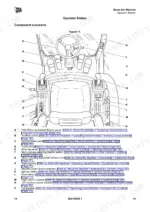 jcb-js145w-js160w-wheeled-excavator-operator-manual-en-9821-3800-controls-26.webp JCB JS145W, JS160W operator station component location diagram showing joysticks, pedals, and console controls.