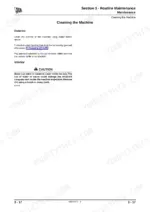jcb-js175w-auto-wheeled-excavator-service-manual-9803-6550-1-procedures-76.webp JCB JS175W Auto, JS175W, JS175 Wheeled routine maintenance manual page for cleaning the machine exterior and interior.