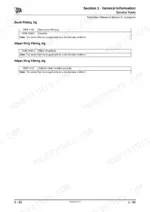 jcb-js200-to-js260-excavator-service-manual-9803-6510-03-hydraulic-36.webp JCB JS200, JS210, JS220, JS240, JS260 service manual table listing bush and wiper ring fitting jig tool part numbers.