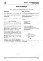 jcb-js200-to-js260-excavator-service-manual-9803-6510-03-torque-10.webp JCB JS200, JS210, JS220, JS240, JS260 torque settings table for zinc plated and Dacromet fasteners and Verbus Ripp bolts.