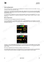 jcb-js300-js330-js370-excavator-operator-manual-9831-1100-controls-99.webp JCB JS300, JS330, JS370 manual regeneration and deferral procedures with instrument cluster display diagrams.