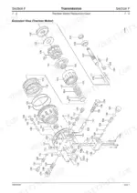 jcb-js70-excavator-service-manual-9803-6020-exploded-view-304-2.webp JCB JS70, Isuzu 4JB1 PAA-04: Exploded view diagram of the transmission traction motor and reduction gear components.