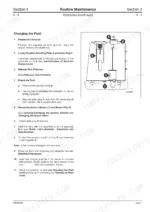 jcb-js70-excavator-service-manual-9803-6020-procedures-36-2.webp JCB JS70, Isuzu 4JB1 PAA-04: Procedure for changing hydraulic oil, including tank diagram with suction strainer and filter.