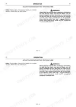 JCB Micro, Micro Plus, JCB Micro Excavator operator manual page for mounting and dismounting the machine safely.