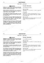 JCB Micro, Micro Plus, JCB Micro Excavator maintenance manual page covering battery safety and electrolyte first aid.