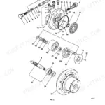 JCB Micro, Micro Plus, 8008, 8010, Micro Tier 3, Micro Plus Tier 3, 8008CTS, 8010CTS hydraulic track motor exploded view diagram