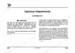 jcb-midi-to-loader-backhoe-loader-operator-manual-9811-1090-issue-3-attachments-295-1.webp JCB MIDI CX BACKHOE LOADER optional attachments introduction and safety warning page regarding approved equipment.