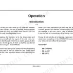 JCB MIDI CX BACKHOE LOADER operation manual introduction page detailing operator safety, controls, and machine familiarization.