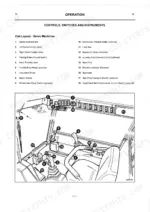 jcb-robot-150-165-skid-steer-loader-operator-manual-9801-4170-controls-22.webp JCB ROBOT 150, 165 cab layout diagram showing servo machine controls, switches, and instrument panel component locations.