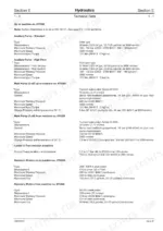 jcb-robot-to-165-skid-steer-loader-service-manual-9803-8500-specs-131.webp JCB ROBOT 150, 165, 1CX, 185 Skid Steer hydraulic technical data table for pumps, motors, and joystick specifications.