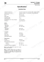 jcb-robot-to-180-skid-steer-loader-service-manual-9803-9450-1-specs-352.webp JCB Robot 160, 170, 180: Engine technical data specifications table including bore, stroke, speeds, fuel, and cooling system.