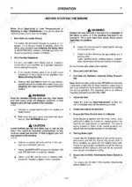 jcb-robot-to-h-f-skid-steer-loader-operator-manual-9801-4100-controls-29.webp JCB ROBOT 150, 165, 165 H/F manual page detailing pre-start inspection and engine starting procedures.
