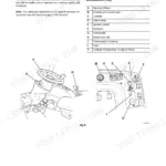JCB Teletruk 2.5D-3.5D cab layout diagram identifying steering, boom, transmission controls, and instrument console.