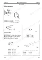 jcb-tlt25-to-4x4-teletruk-service-manual-9803-3400-issue-16-specs-16.webp JCB TLT25, 2.0T, 2.5T, 3.0T, 3.5T, 3.0D HL, 3.0D 4x4, 3.5D 4x4, Teletruk hydraulic service tools and parts list table.