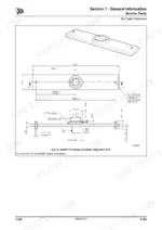 jcb-tm310-to-tm320-telescopic-handlers-service-manual-9803-9520-9-exploded-view-39.webp JCB TM310, TM310S, TM310WM, TM320 technical drawing of 892/01110 torque converter alignment tool with dimensions.
