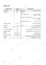 jcb-vibromax-vm-to-d-pd-vibratory-single-drum-roller-operator-manual-07242-28435a-maintenance-64.webp JCB Vibromax VM 132-200 D/PD Vibratory Single Drum Roller maintenance table listing fluid capacities and specifications.