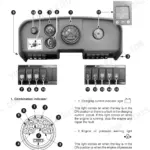 JCB Vibromax VM 115 D, VM 115 PD, VM 115 HD, VM 115 D / PD, Engine JCB 444, Vibratory Single Drum Roller operator stand controls