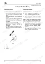 jcb-vmp-to-24-vibrating-plate-operator-manual-332-a5752-operations-23.webp JCB VMP 14, 18, 24 operating procedure and speed control diagram for moving the vibrating plate machine.