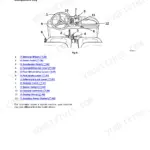JCB WORKMAX 1000D cab layout diagram showing steering wheel, pedals, levers, and console component key.
