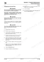 jcb-zt-20d-zero-turn-mower-service-manual-9803-9430-1-procedures-52.webp JCB ZT 20D, JCBZT20D, JCB ZT 20D, Yanmar 2V750 -CVER Diesel engine oil and filter change maintenance procedure steps.