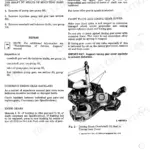 John Deere 2130 Tractor timing gear train repair procedures and front crankshaft oil seal installation diagram.