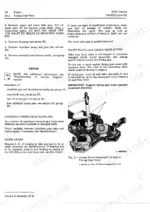 john-deere-2130-tractor-tractor-technical-manual-tm-4272-exploded-view-76.webp John Deere 2130 Tractor timing gear train repair procedures and front crankshaft oil seal installation diagram.
