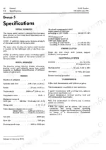 john-deere-2130-tractor-tractor-technical-manual-tm-4272-specs-6.webp John Deere 2130 Tractor technical manual specifications page covering engine, electrical, and transmission data.