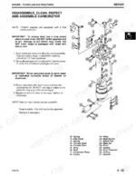john-deere-240-to-320-lawn-and-garden-tractors-technical-manual-tm1426-exploded-view-82.webp John Deere 240, 245, 260, 265, 285, 320 FC420V carburetor exploded view diagram and cleaning repair procedures.