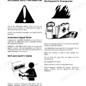 John Deere 260, 270 Technical Manual - Page 1