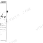 John Deere 310G exploded view diagram and removal procedure for the non-powered wheel hub assembly and bearings.