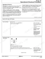 John Deere 35D, 50D Excavator operational checkout procedure for horn circuit and travel lever neutral check.