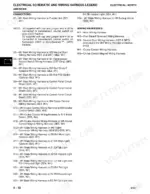 john-deere-4200-4300-4400-compact-utility-tractors-technical-manual-tm1677-hydraulic-schematics-126.webp John Deere 4200, 4300, 4400 electrical schematic and wiring harness connector legend for main and cruise control harnesses.