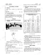 john-deere-450c-crawler-technical-manual-tm1102-torque-43.webp John Deere 450C Crawler torque chart for backhoe pins, track shoe hardware, and bolt head markings with recommended torque values.