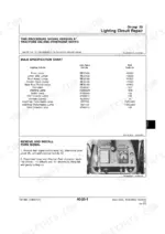 john-deere-4555-to-4960-tractors-repair-manual-tm1460-parts-numbers-185.webp John Deere 4555, 4755, 4955, 4560, 4760, 4960 lighting circuit bulb specification chart and turn signal removal procedure.