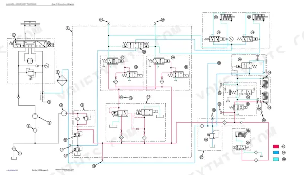 John Deere 5055E, 5065E, 5075E Diagnostic Technical Manual — Hydraulic Schematic