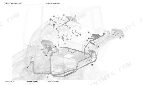 John Deere 5065M repair - Section 40 - ELECTRICAL SYSTEM