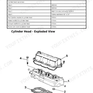 John Deere 5303, 5403 Technical Manual — Exploded Parts View