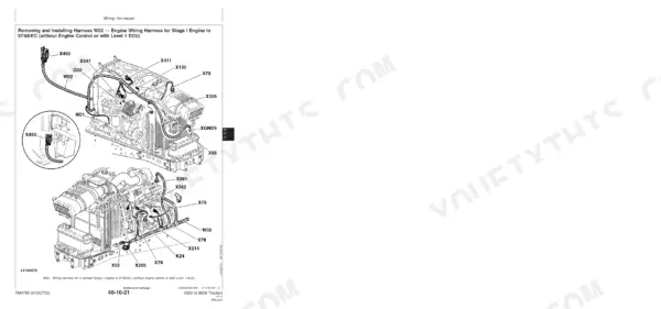 John Deere 6020 repair - Wiring Harnesses