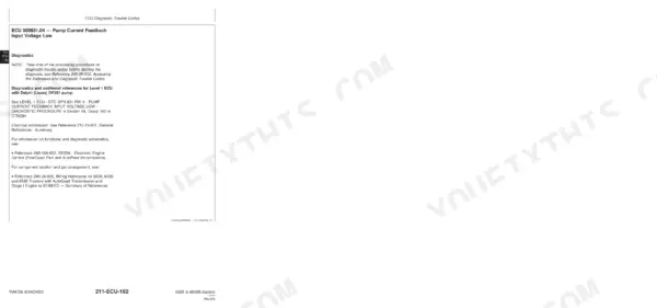 John Deere 6020 diagnostic - ECU Diagnostic Trouble Codes